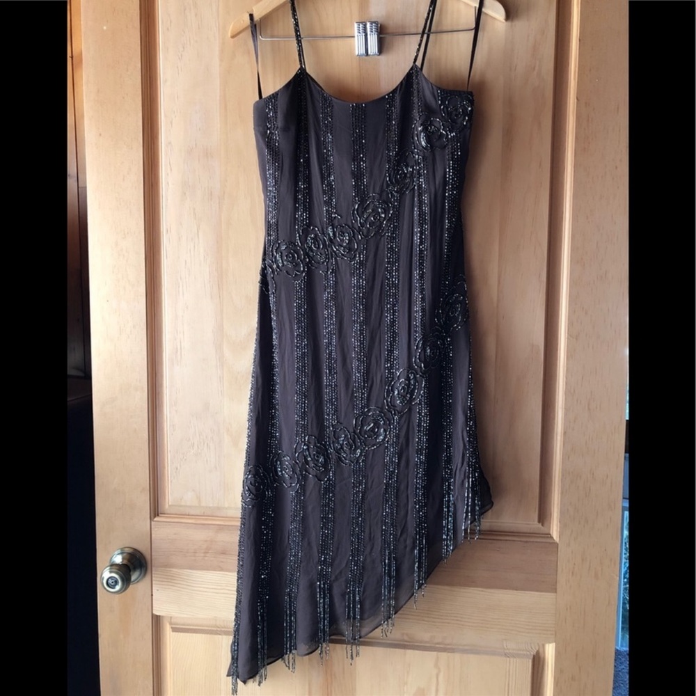 CACHE Beaded Cocktail Dress size 6